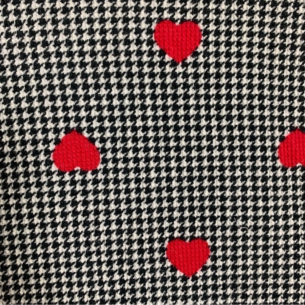 Victoria’s Secret Houndstooth Heart Thermal Pajama Set Womens S Waffle Stretch - Picture 3 of 13